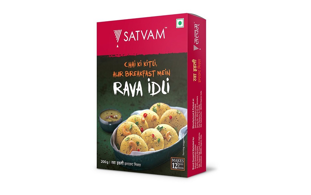 Satvam Rava Idli Instant Mix    Box  200 grams